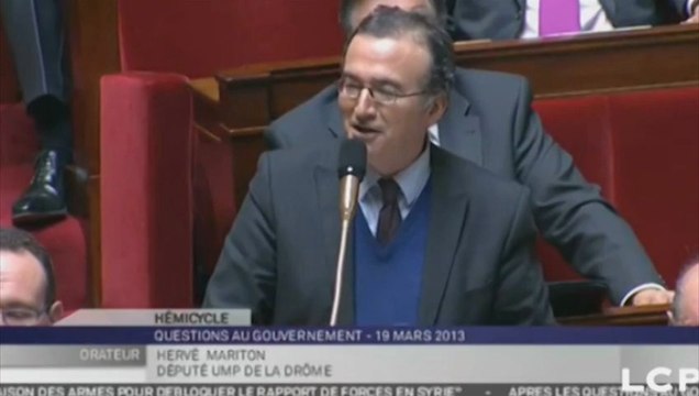 Manif pour tous : Mariton s'en prend au gouvernement