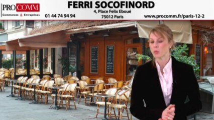 Vente commerce Paris 12ème