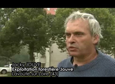 Jacky JOUVE, Exploitant forestier à Lavoûte-sur-Loire (43) engagé face au risque inondation