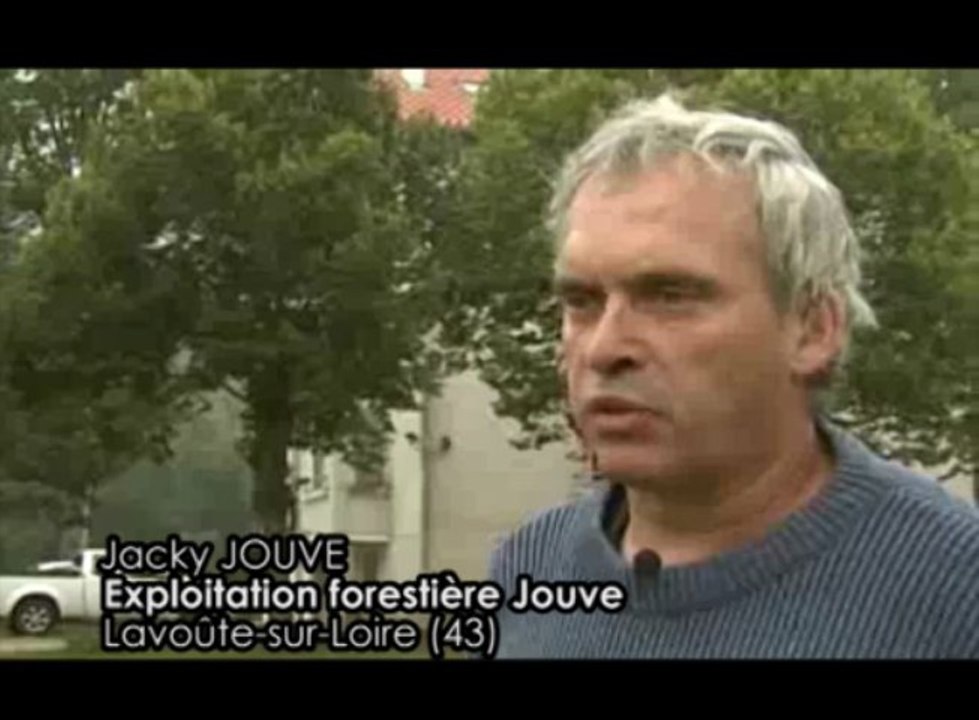 Jacky JOUVE, Exploitant forestier à Lavoûte-sur-Loire (43) engagé face au risque inondation