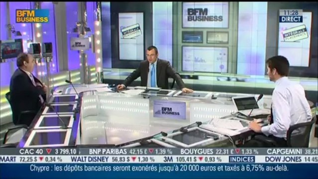 Olivier Delamarche - BFM Business - 19 mars 2013