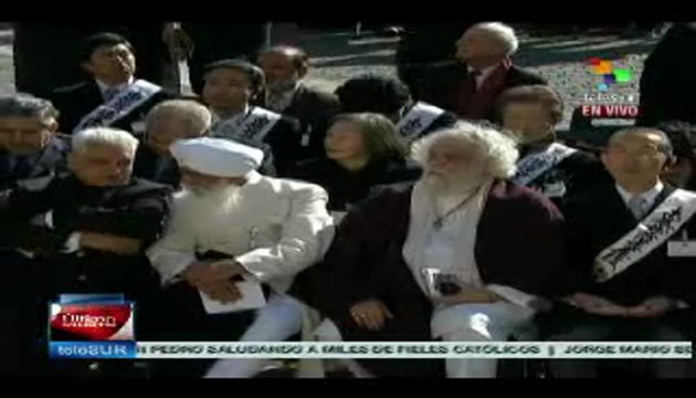 Comienza ceremonia de asunción del papa Francisco
