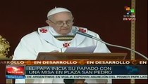 Papa Francisco ofrece misa de inauguración