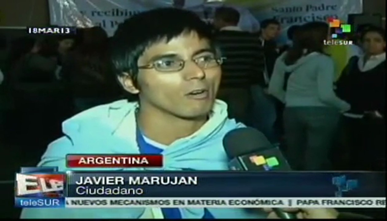 Argentinos realizan vigilia por la entronización del Papa