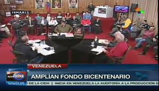 Nicolás Maduro anuncia expansión del Fondo Bicentenario