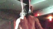 Dave Navarro Hanging by a Couple of Meat Hooks
