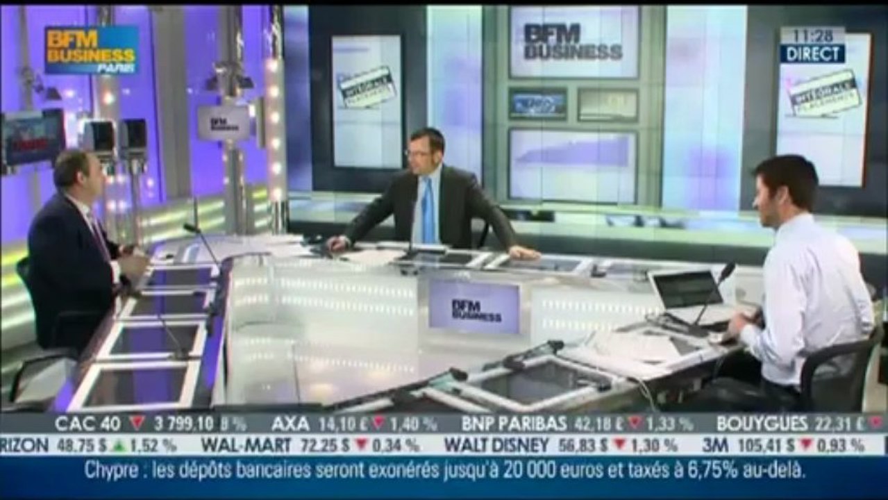Olivier Delamarche - BFM Business: mardi 19 mars 2013