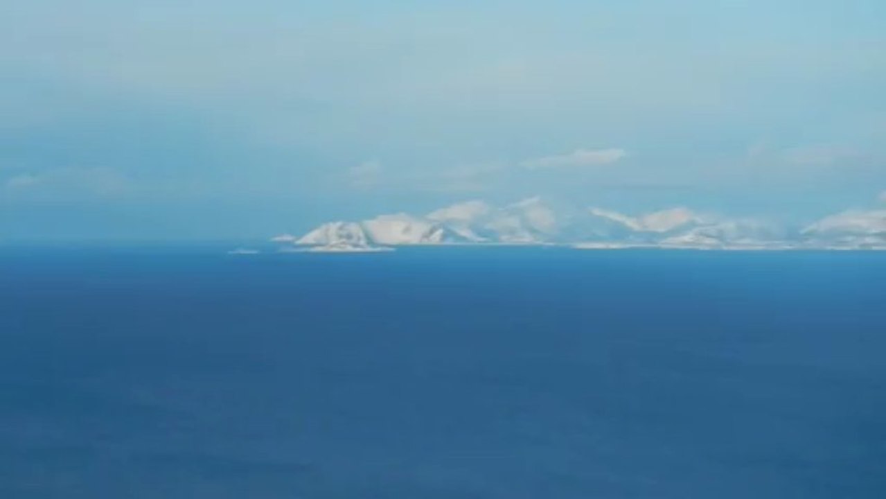 Panorama depuis le sommet du Mont Hoven, Lofoten, Norway