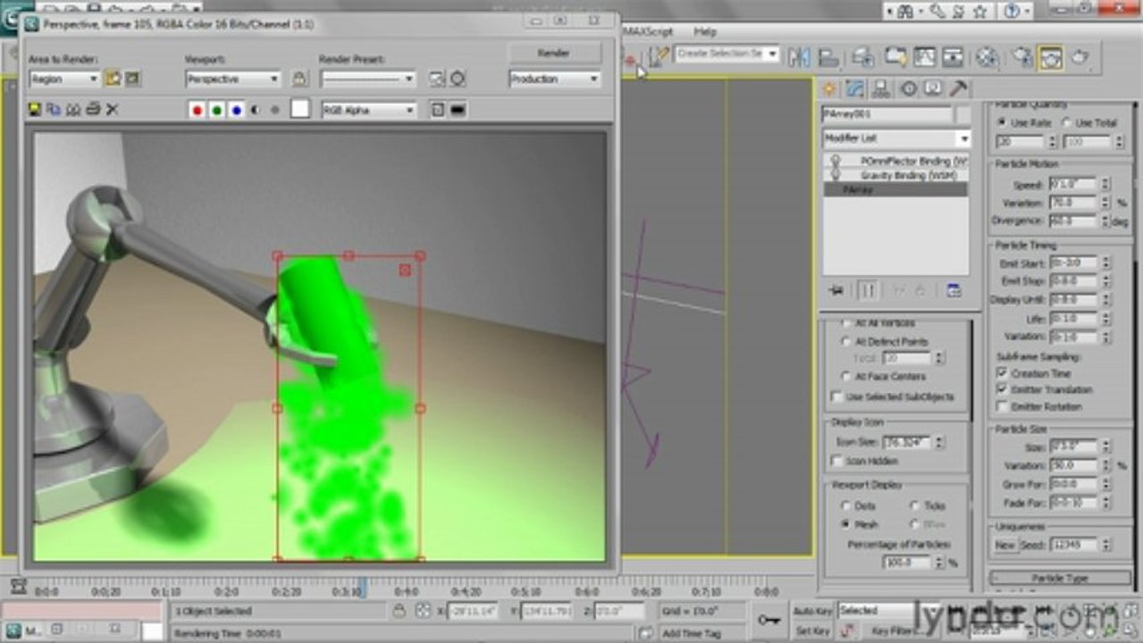 3ds Studio Max - 146 Mapping opacity with a gradient
