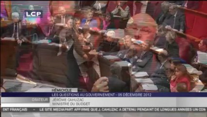 "Je n’ai pas, je n’ai jamais eu de compte à l’étranger, ni maintenant ni avant. J’ai saisi la justice d’une plainte en diffamation" Jérôme Cahuzac