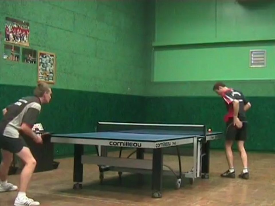Tennis de Table - G. Nicolas VS DESGACHES Guillaume Part1