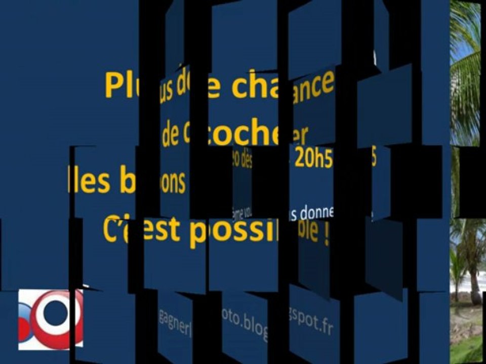 RÉSULTAT TIRAGE LOTO LUNDI 8 AVRIL NOTRE SYSTEME POUR + CHANCE