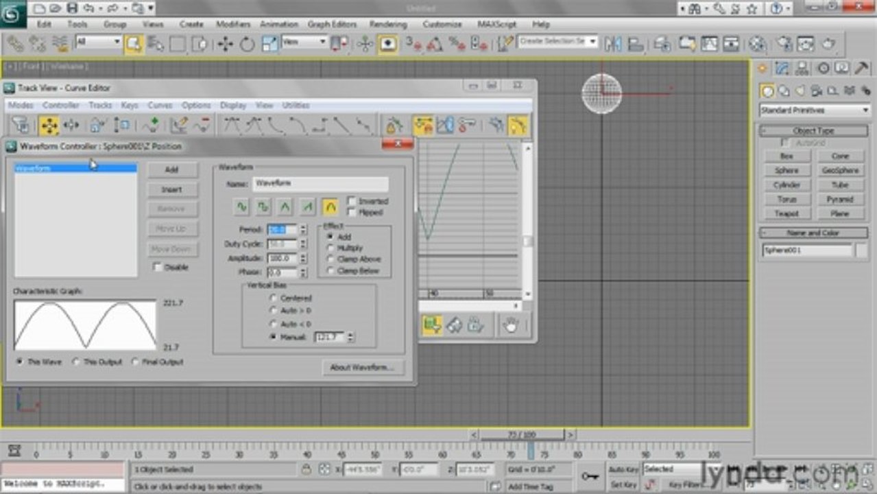 3ds Studio Max - 133 Understanding controllers