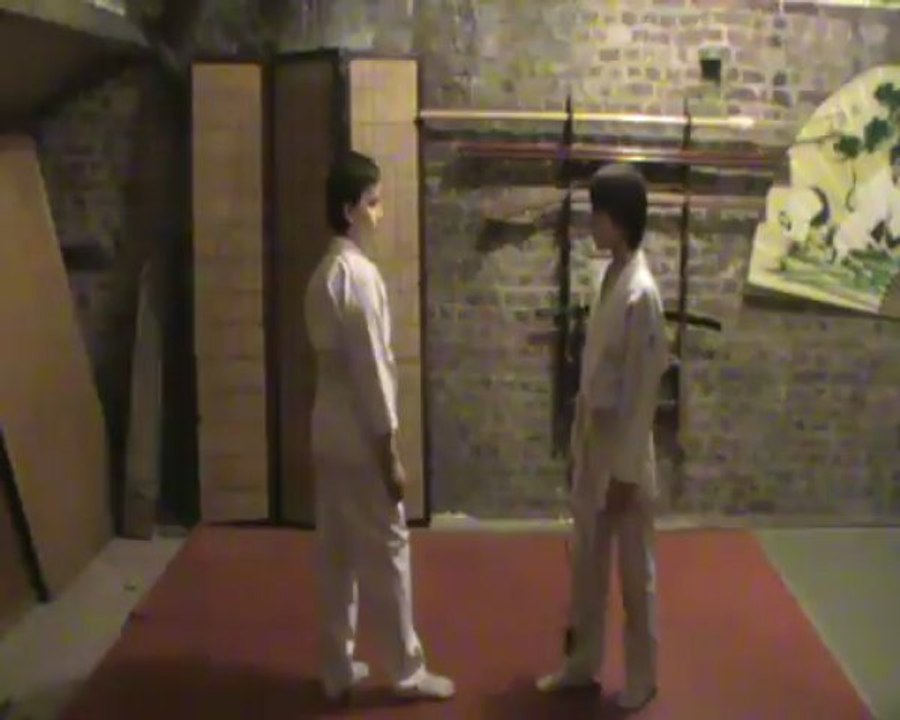 Ai hanmi mune oshi : waki gatame