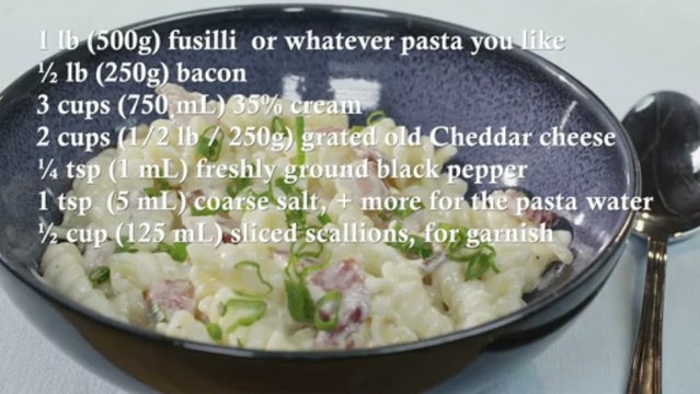 Bacon, Cheddar Macaroni and Cheese Recipe