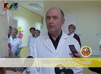 K23TV - Press iz prve ruke - Dečija ambulanta - 25. mart 2013.
