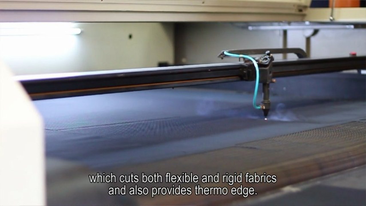 Finisaj MATERIALE TEXTILE prin TERMOSUDARE LASER ASINED AUTOMOTIVE