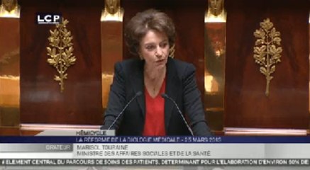 Travaux en séance : Discussion de la proposition de loi portant réforme de la biologie médicale