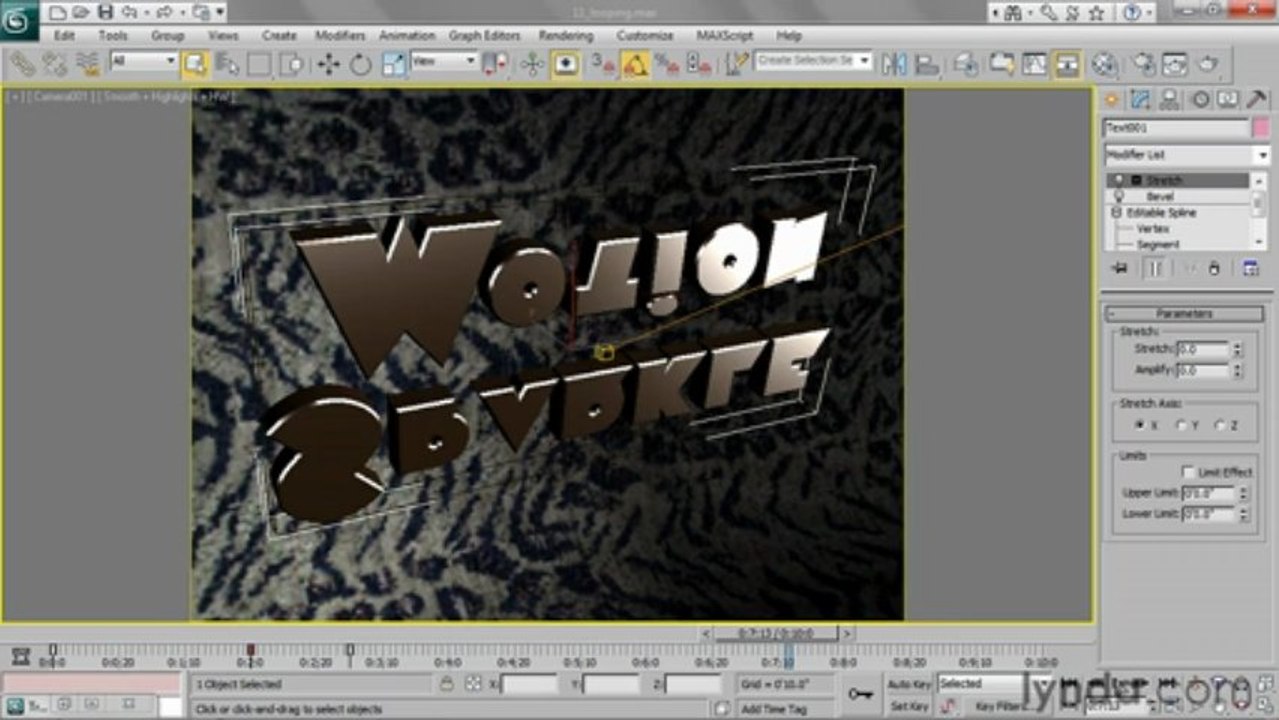 3ds Studio Max - 124 Looping animation