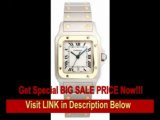 [BEST BUY] Cartier Men's W20011C4 Santos Galbee Stainless Steel and 18K Gold Watch