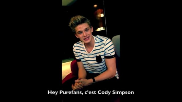 Message de Cody Simpson à ses Purefans !