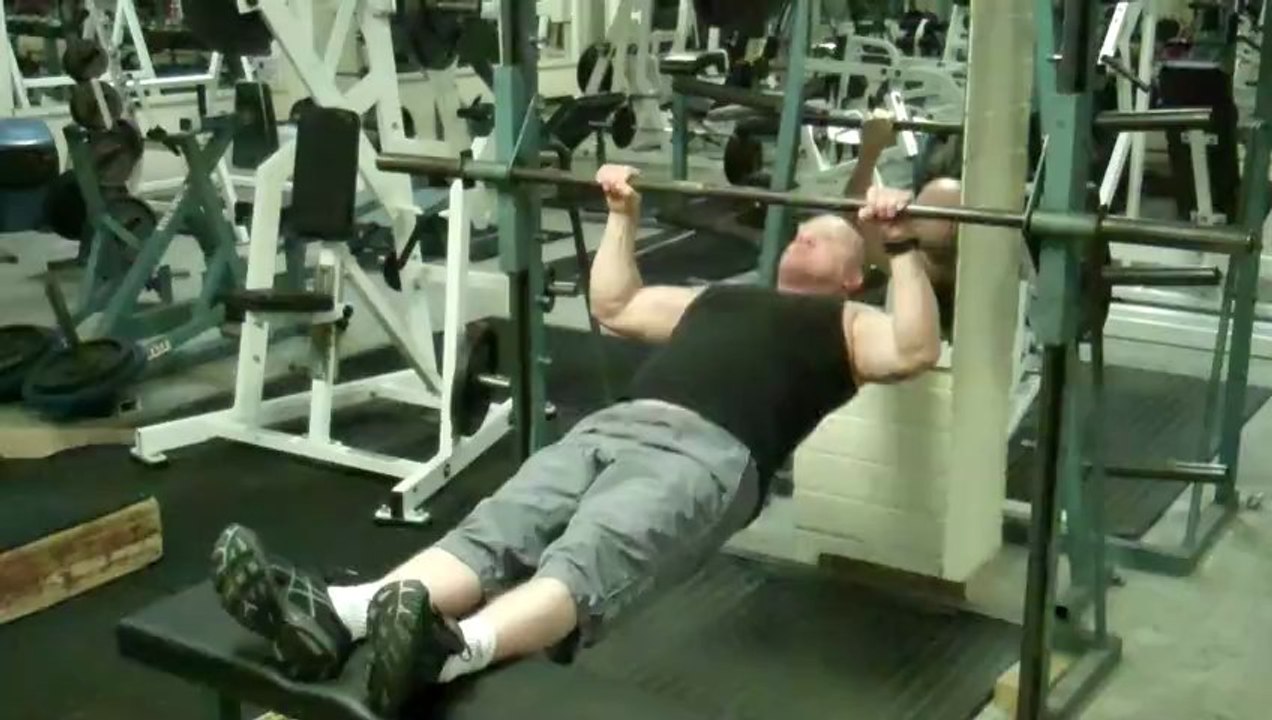 Mikey doing Australian Pull-ups in the Pick and Mix Challenge on Konkura