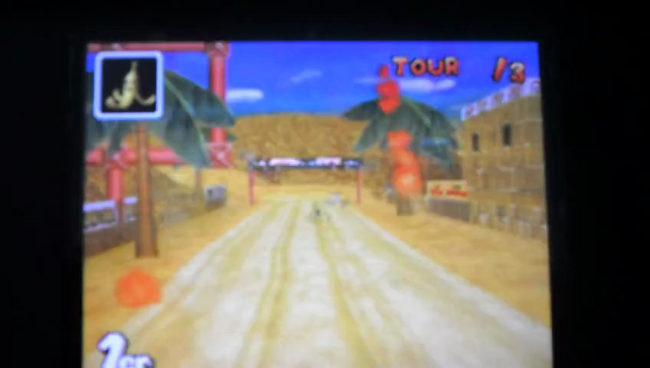 Mario Kart : Désert du Soleil:50cc (Yoshi)