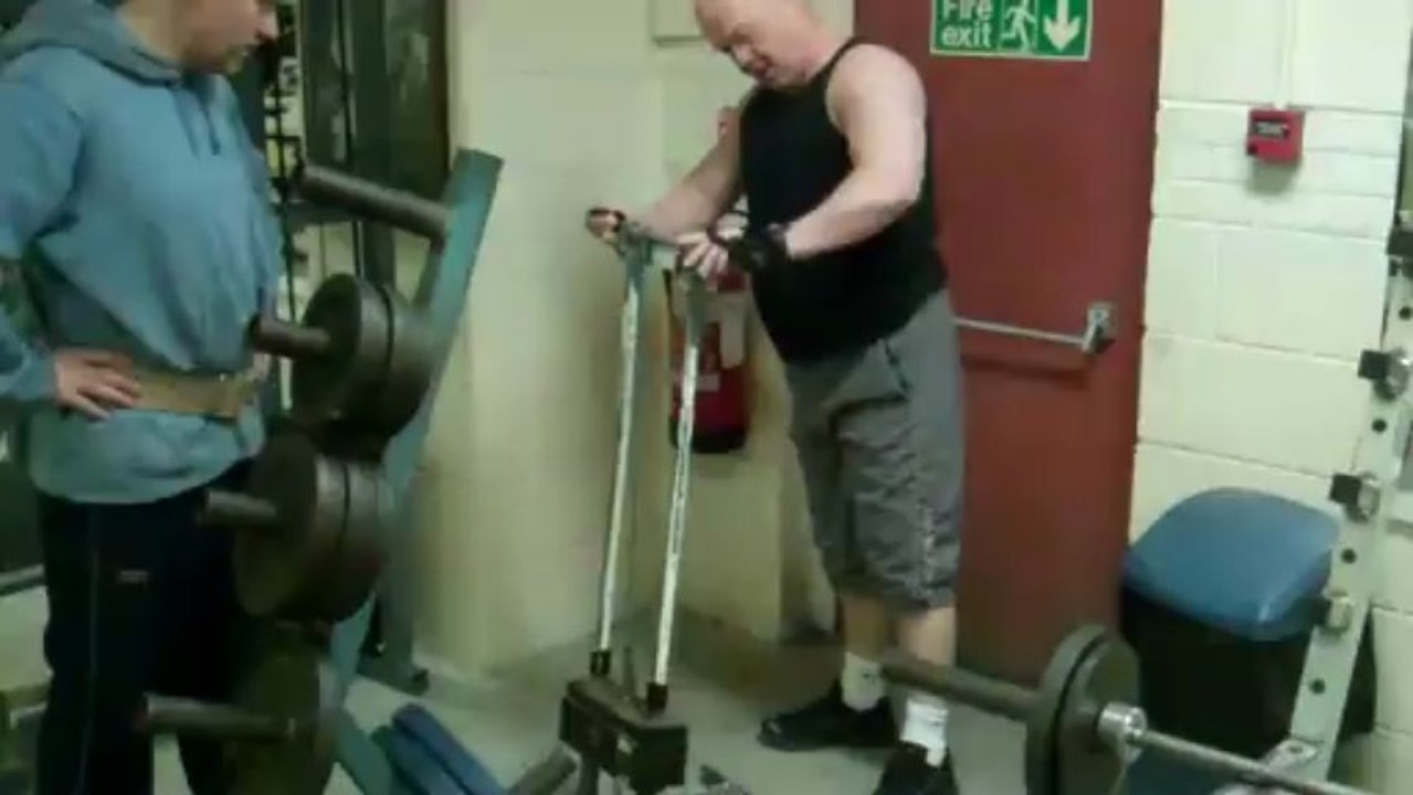 Mikey in the wrist strength in the Pick and Mix Challenge on Konkura