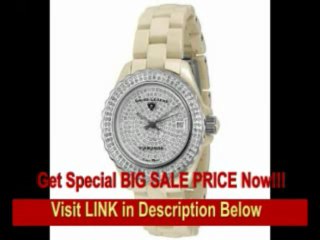 [BEST PRICE] Swiss Legend Women's 20052-BGWFS Karamica Diamonds Collection Ceramic Watch