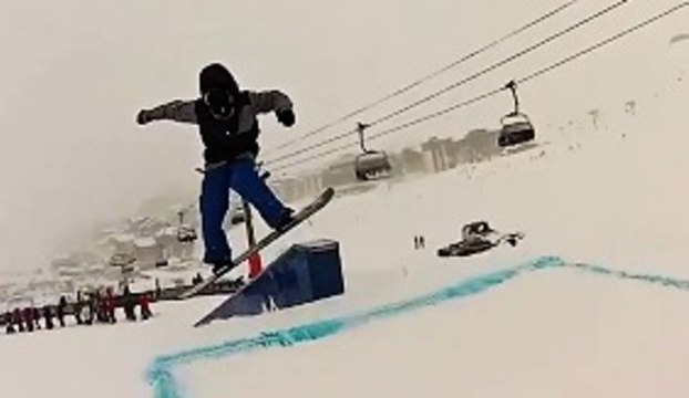 X-Games - Chas Guldemond - Slopestyle Practice Run - Tignes - 2013