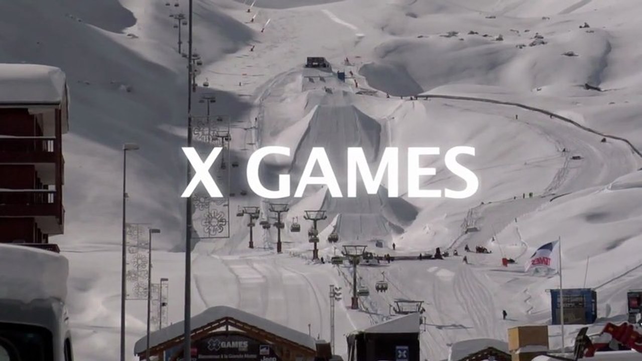 X-Games - Slopestyle Course Preview - Tignes - 2013