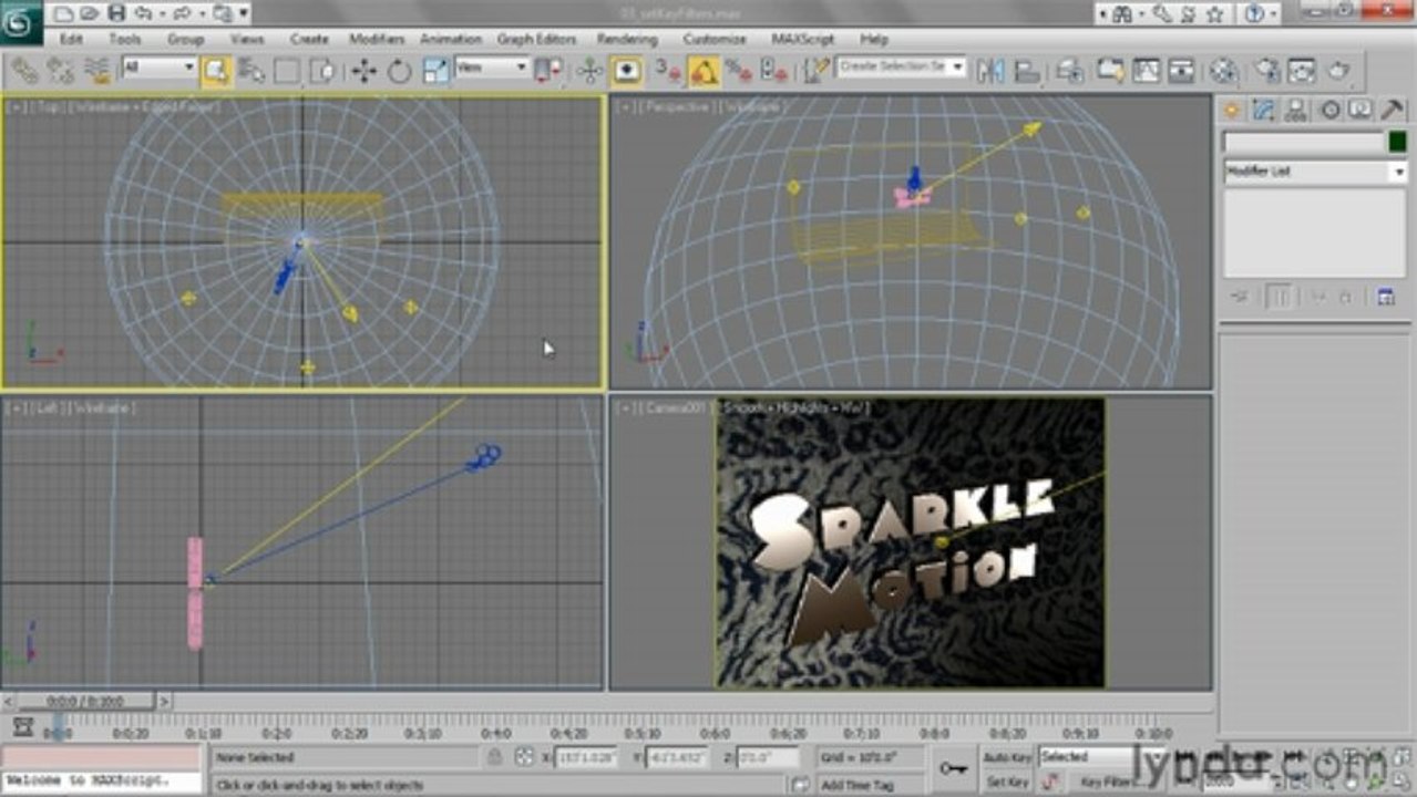 3ds Studio Max - 116 Choosing set key filters