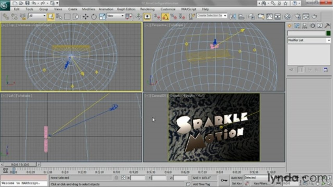 3ds Studio Max - 115 Setting time configuration