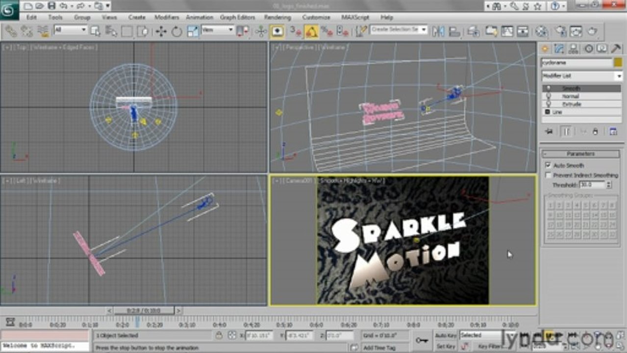 3ds Studio Max - 114 Understanding keyframes
