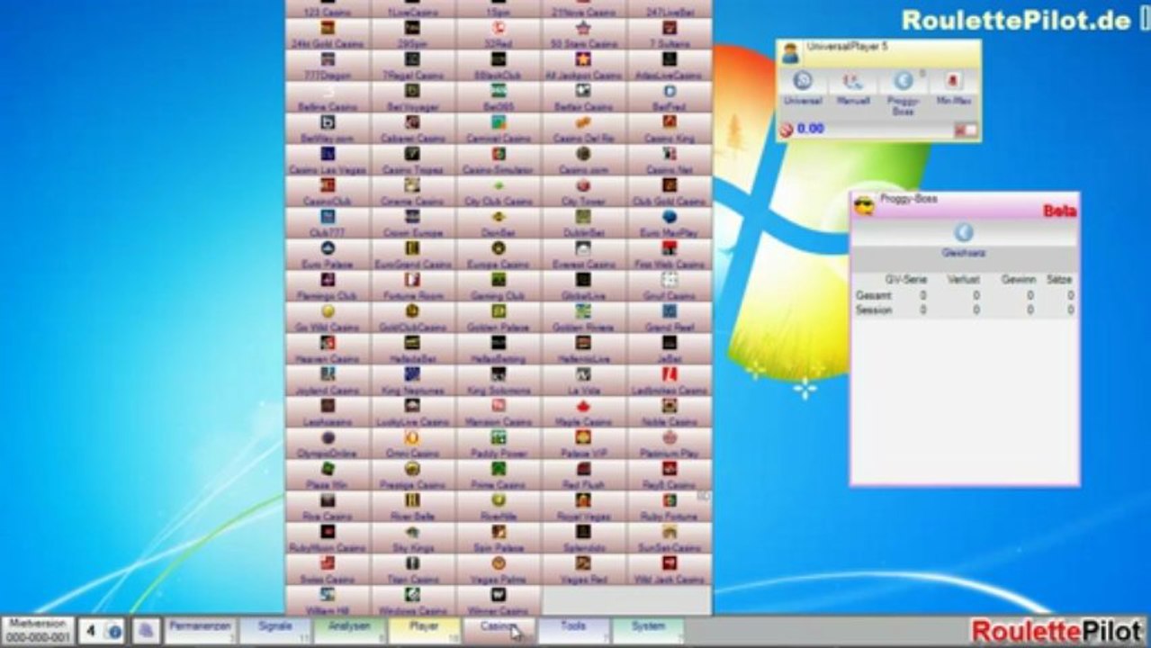 RoulettePilot - Die Progression 'Proggy-Boss'