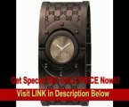 [BEST BUY] Gucci Women's YA112432 Twirl Medium Brown PVD Bangle Watch