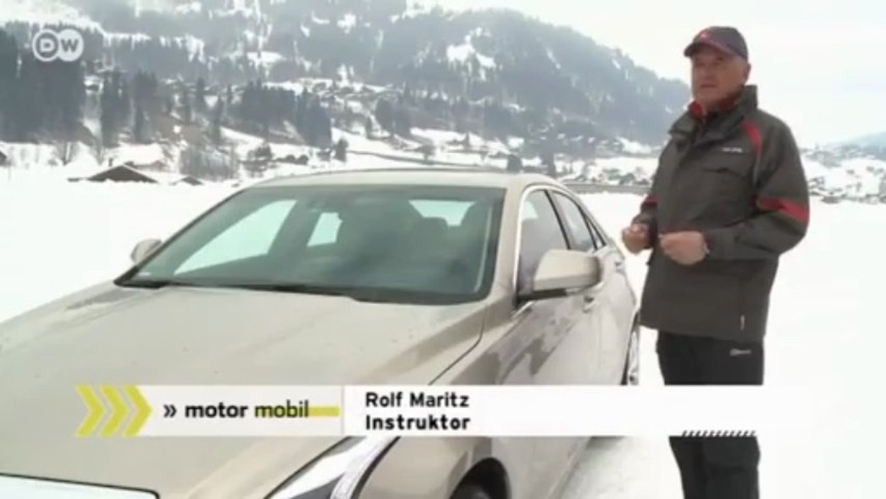 Cadillac auf Schnee und Eis | Motor mobil