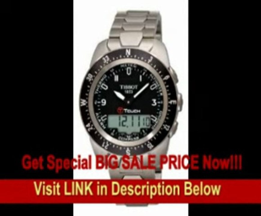 [SPECIAL DISCOUNT] Tissot Men's T0134204405700 T-Touch Expert Pilot Black Touch Analog-Digital Dial Watch