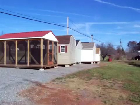Garden Sheds On Display At Good's Garden Sheds