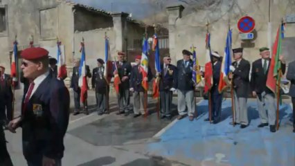 Cérémonie de remise de la statue de Saint Michel au 3° Régiment de Parachutiste d’Infanterie de Marine de Carcassonne le 20 mars 2013