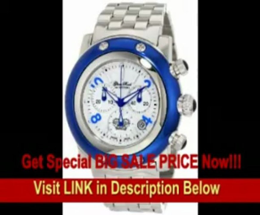 [BEST BUY] Glam Rock Women's GRD11152 Miami Chronograph Mother of Pearl Dial Stainless Steel Watch
