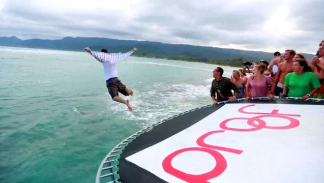 Sauter d'une falaise à Hawai - Devinsupertramp