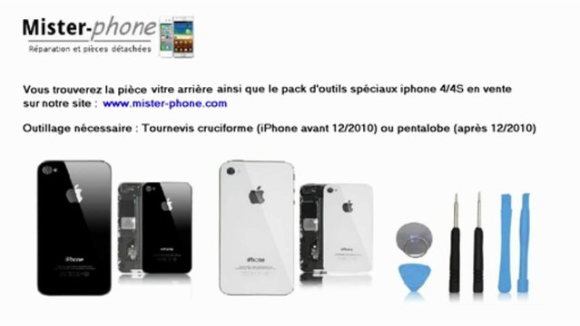 Tutoriel HD 720p iPhone 4/4S changer vitre coque arrière