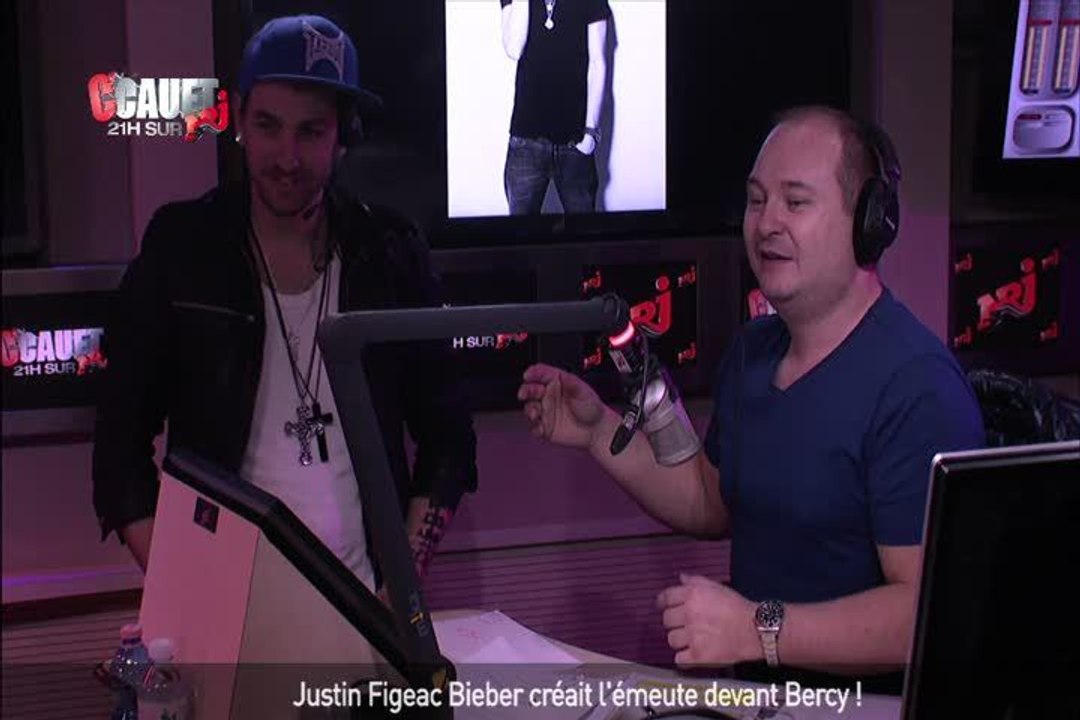 Justin Figeac Bieber crée l'émeute devant Bercy ! - C'Cauet sur NRJ