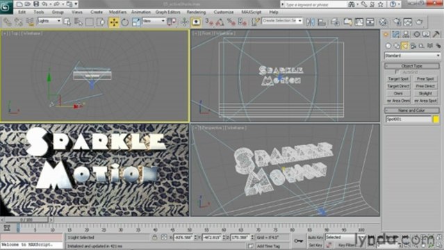 3ds Studio Max - 106 Previewing renderings with ActiveShade