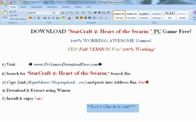 Download Starcraft 2:Heart of the Swarm 2013 for PC Full Version FREE!