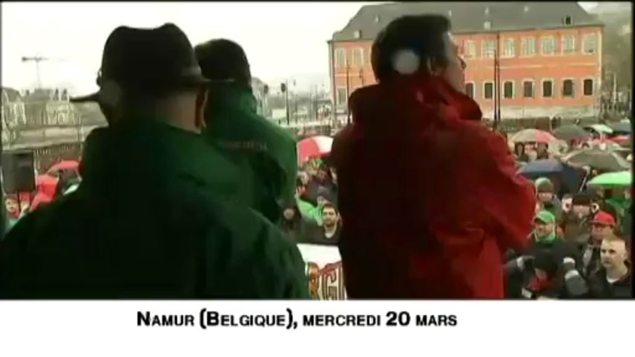 Les salaries belges d'ArcelorMittal refusent la fermeture du site de Liège