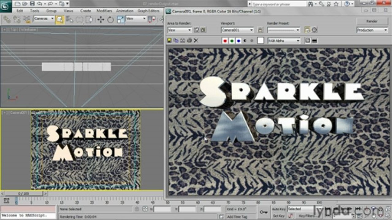3ds Studio Max - 101 Choosing render output size