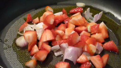 Risotto aux fraises et au champagne par Carmen Ragosta