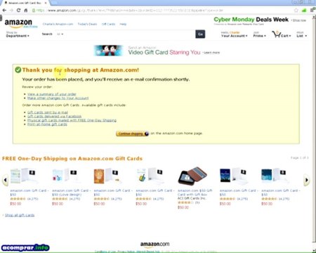 ¿Cómo comprar una Gift Card de Amazon? Paso a Paso y sin complicaciones